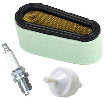 OxoxO 496894S 496894 Air Filter 272403S Pre Filter with 394358 Fuel Filter for Briggs & Stratton 282700 283700 12.5-17 HP Engines