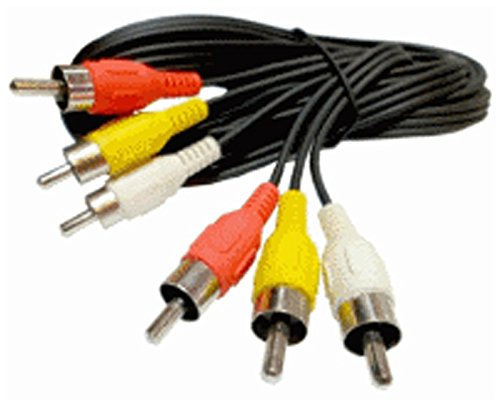 Cavo adattatore esterno triplo RCA maschio, 1,5 m, giallo, rosso, bianco, 1495244-00