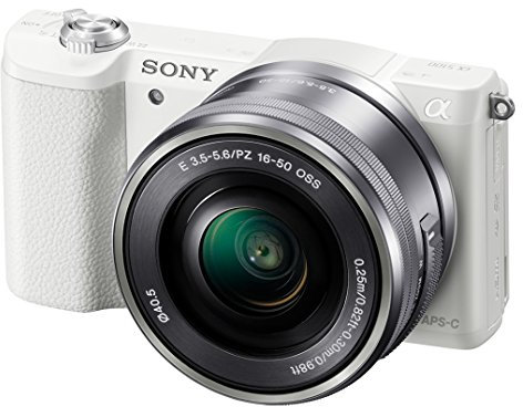 Sony α ILCE-5100L - Appareils photos numériques (24,3 MP, 6000 x 4000 pixels, CMOS, Full HD, Écran tactile, Blanc)
