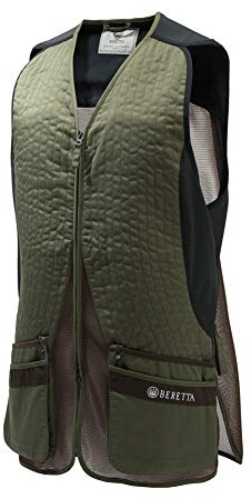 Beretta Silver Pigeon Evo Range - Chaleco ambidiestro de caza para hombre, Verde, Large