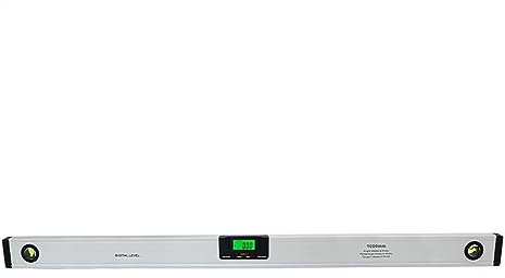 FUNTLY Digitale wasserwaage Digitale Wasserwaage, 1000 mm, 360 Grad, elektronisch, digital, Neigungsmesser, Winkelmesser, Winkelmesser (Color : Without las-er)