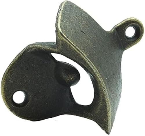 1Pc Vintage Bronze Wall-Mounted Bottle Opener - for Wine - Kitchen Accessories - Durable, Bar and Wine Utensils