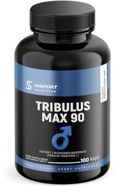 Tribulus Terrestris – 100 Gélules | Extrait de Plante Standardisé à 90% Saponines, Complément Alimentaire Naturel, Haute Qualité – Insport Nutrition