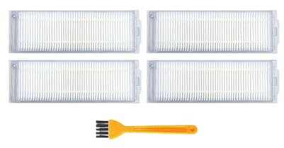 MFGVJNJ Main Brush Side Brush Hepa Filter Mop Cloth Accessories Compatible For Xiaomi Mi Robot Vacuum Mop 2 Lite/2 Pro/MJSTL/MJST1SHW(As Shown m)