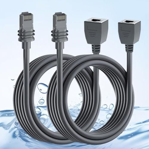 Adattatore ethernet Starlink, cavo ad alta velocità per Starlink V3, giunto di estensione-riparazione impermeabile, linea di ricezione del segnale internet con doppia schermatura, cavo di estensione