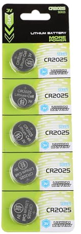 CR2025 3V Button Cell Battery 5/10 Lightweight CR2025 Battery is a battery for long thermometer and lithium coin cell