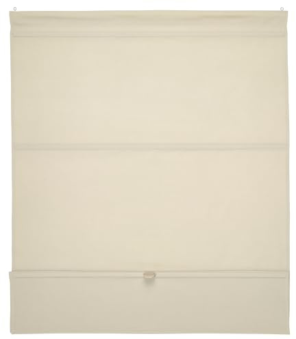RINGBLOMMA Roman blind, beige, 100x160 cm