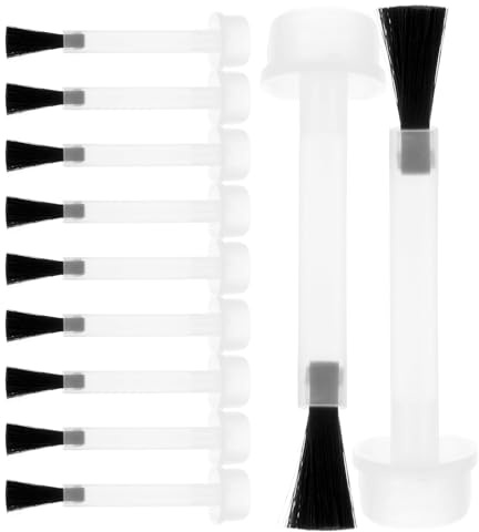 MAJORMENCH Gel Polish Bottle Brush and Nail Bottle Brush Set 20Pcs 5Cm Small Size with Supple Bristles Lightweight and Safe to Use Simple Design for Salon and Nail Shops