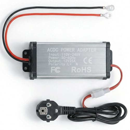 Diesel-Luftheizungen Netzteil Adapter, 230V AC auf 12V DC Spannungswandler mit 16A Ausgang für 5kW 8kW Standheizung, Stabile Stromversorgung für Diesel-Luftheizung für Wohnwagen, Wohnmobil und Garage