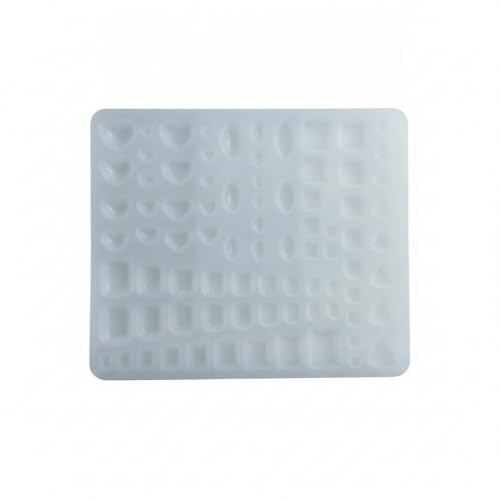 Luwecf Forme in silicone per possidica, Stampi per Gioielli Fai da Te con Facile Rilascio, stampi in silicone per vassoi, Cuore di diamante a occhio di cavallo