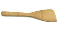 Utensilios de cocina de bambú B18 – Espátula angular/paleta – 5 piezas
