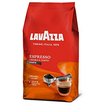 Lavazza, Caffè in Grani Crema e Gusto Forte - 6 Confezioni da 1 Kg [6 Kg]