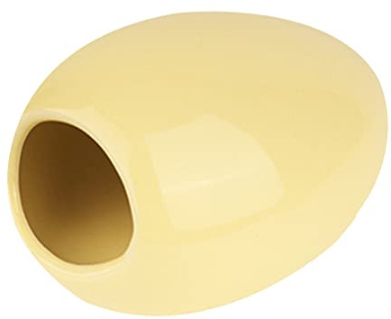 Keramik Hamster Versteck Sandbad Hamsterhaus Kleintiere Habitat Hideout Sommer Cool Hütte Höhle Meerschweinchen Bett für Ratte Eichhörnchen Chinchilla Cage House Zufällige Farbe