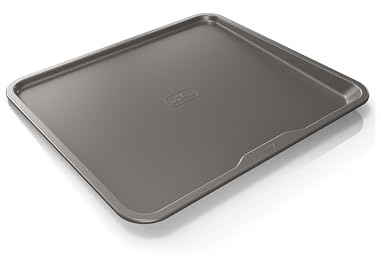 Ninja B30116 Foodi NeverStick Premium 14 inch x 16 inch Cookie Sheet, Nonstick, Oven Safe up to 500⁰F, Dishwasher Safe, Grey