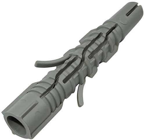 AERZETIX - C57696 - Lot de 100 Chevilles universelles Ø8x60 mm - Chevilles Crampons Multi-usages - en Plastique - pour Fixation en béton Brique parpaing