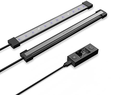AC Infinity IONBEAM U2, Targeted Spectrum UV LED Grow Light Bars 28cm 2-Bar