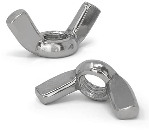 Flügelmutter nach DIN 315 | amerikanische Form | rostfreier Edelstahl A2 / V2A | M6-10 Stück