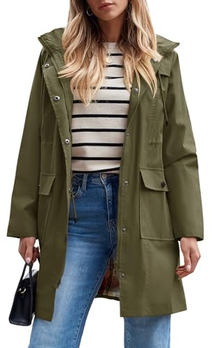 SaphiRose PONCHO Regenjacke Damen Windbreaker Wasserdicht Kapuze Übergangsjacke mit Atmungsaktiv Futter für Frühling Sommer und Herbst