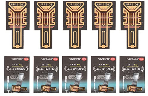 Amplificateur de Signal de Téléphone Portable, 5pcs Outil D'autocollant D'amplificateur de Signal D'antenne pour Le Camping en Plein Air, Prend en Les Radios