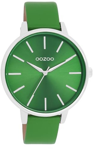 Oozoo Timepieces Damen Uhr | Armbanduhr Damen mit Lederarmband | Hochwertige Uhr für Frauen | Edle Analog Damenuhr in rund