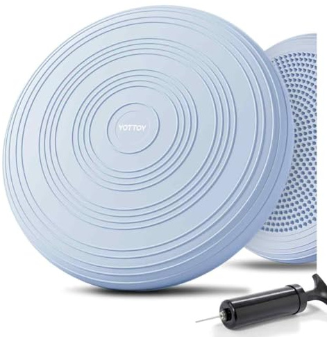 YOTTOY Wobble Cushion - Engage Core Stability with our Extra Thick Premium Balance Disc for Adult Balance and Sensory Wiggle Seat