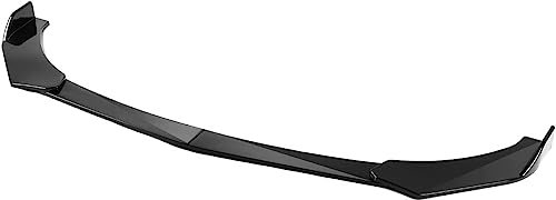 TaoZong Auto Frontspoiler für Audi A1 A3 A4 A5 A6 A7 A8 B6 B7 B8 B9 C6 C7 C8 D3 D4 D5 D6,Frontstoßstange Lippe Car Styling Karosserie-Anbauteile,C-Matte Black