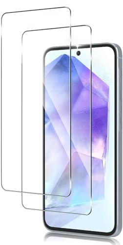 [2 Stück] Schutzglas für Samsung Galaxy A35 Displayschutzfolie, Schutzfolie 9H Glas Folie,100% Fingerabdrucksensor
