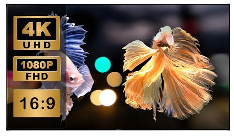 Wupro CBSP CLR Écran de cinéma Maison en Velours élégant pour projecteurs à Ultra Courte focale (100)