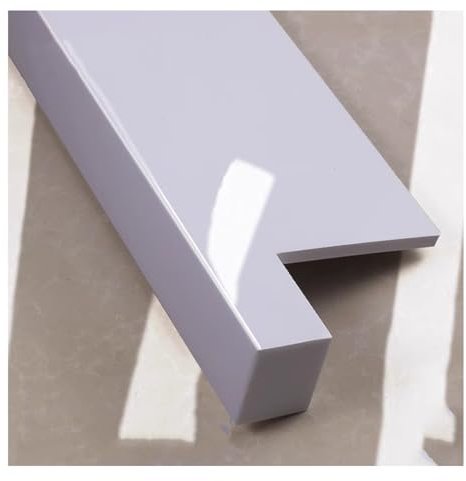 XILYZMO Davanzali Interni su Misura PVC, PVC Davanzali Copri-paraspigoli, Dimensioni Personalizzate Finestra Protezione Davanzale Pannello Acrilico, Contro Artiglio Cane(B -White,L180/W10)