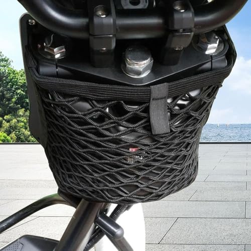 Filet de chargement pour moto avec crochets robustes pour une meilleure sécurité des bagages (25 x 20 cm)