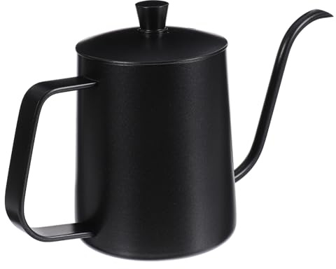 EPIGEIST Cafetera de Goteo Manual con Tetera Inoxidable con Tapa Diseño Antiquemaduras para Café y Té Control Preciso del Flujo para Uso Doméstico y Profesional