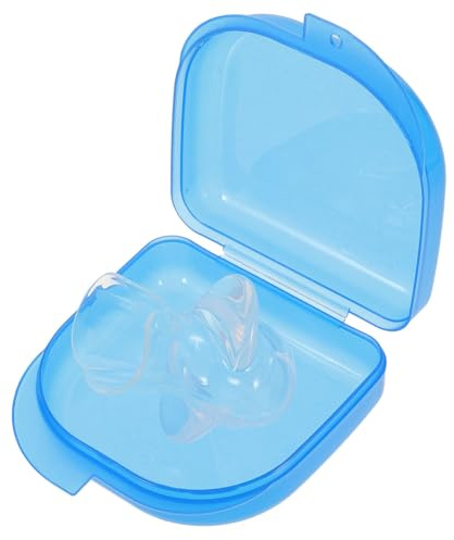 KITCHENKARATLY Dispositivo Antirronquidos Cubrelengua Mini de Silicona Flexible Solución para Ronquidos y Respiración Nasal Cómodo y Duradero para Sueño Tranquilo