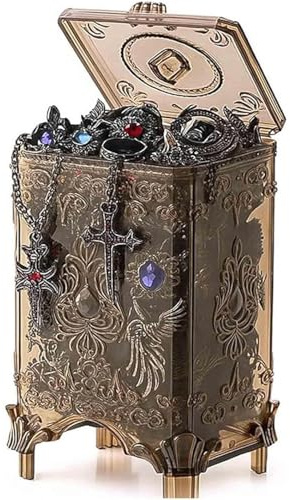 Fantasy Überraschungs-Schmuckglas-Bundle | 30-50-teilige Schmuckschatulle für Frauen | Vintage Hippie Boho-Stil | Verschiedene Stile von Schmuck-Sets | Überraschungs-Schmuck-Geschenkboxen YC9