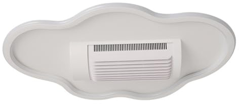 TRDEWR Lampada Ventilatore Senza Pale Cloud, Intelligente For Camera Da Letto, Moderna E Semplice For Cameretta Dei Bambini Buoni Effetti Di Luce E Ombra