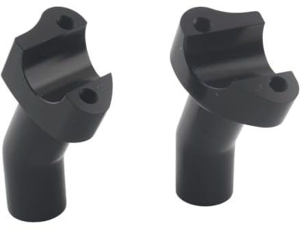 Motorcykelstyrhöjare Motorcykel 3,5 Pullback Styrhöjare(Black)