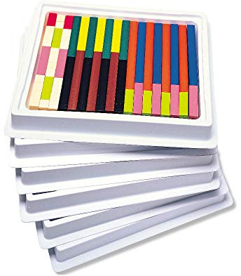 Learning Resources Regletas de Cuisenaire – Set Multipack con 444 Piezas de Plástico – Recurso Manipulativo para Matemáticas – A Partir de 4 Años – Regalo Educativo