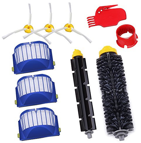 GHB Pack Kit Cepillos Repuestos de Accesorios para Aspiradoras iRobot Roomba Serie 600 10PCS