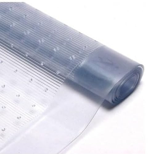 Bargain House Clear Heavy-Duty Carpet Protector Mat – Waterproof Vinyl Plastic Runner for Carpeted Floors – Anti-Slip, Durable Floor Covering for Home, Office, Hallway 27 Inches(2.231ft) Wide (5FT)