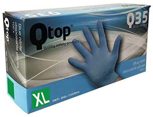 Let's GO-Guanti in nitrile 100Pz. (100, XL-BLU)