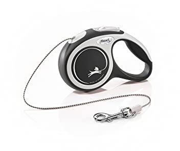 flexi Hundeleine, ausziehbar, mit weichem Griff, 3 m / 5 m / 8 m / 8 m / 8-20 kg, XS