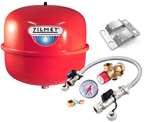 Zilmet - 12 Litre Heating Expansion Vessel & Sealed System Kit Z1-301012