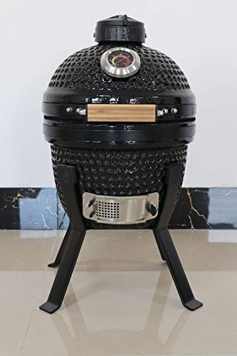 YNNI KAMADO TQ0013PK Kamado Barbecue avec support Rose 33 cm