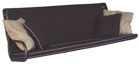 ANGERER Freizeitmöbel GmbH Hollywoodschaukel Auflage Royal Style - passend für viele 3-Sitzer Hollywoodschaukeln - Schaukelauflage Made in Germany (Lila)