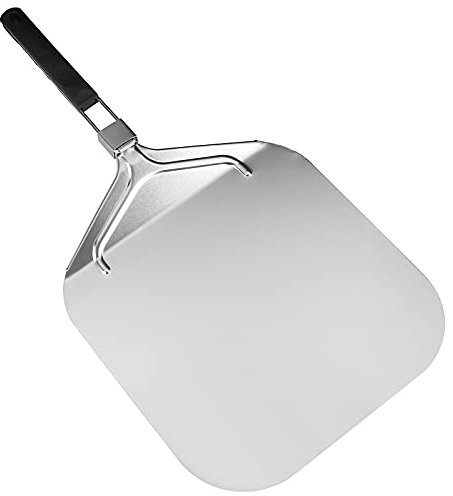 Gathukila Folding Aluminum Pizza for Pizza Stone,Professional Home Use Pizza Shovel for Baking Pizza and Cake on Oven &