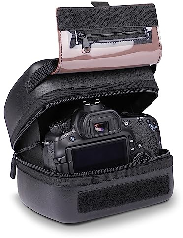 USA Gear Étui Rigide pour Appareil Photo Reflex numérique avec Protection moulée en EVA, Ouverture Rapide, intérieur rembourré et poignée recouverte de Caoutchouc