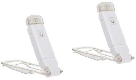 OSALADI 2stücke Usb Faltbare Buchlampe Tragbare Einstellbare Leselampe Mit Clip Für Angenehmes Lesen Der Nacht Für Zuhause Und Unterwegs Energiesparend Und Leicht