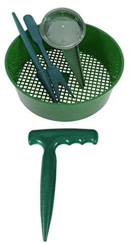 BESPORTBLE Juego Completo De Herramientas De Jardinería Sembradora Trasplantadora Perforador Distribuidor Fácil De Manejar