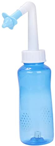 Sinus Rinse Bottle Nose Wash Cleaner Pressure Rinse Nasal Irrigation Netting Pot for Sinus Neti Pot for Adult Kid
