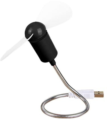 MAGICLULU Mini Ventilateur de Bureau Flexible à Col de Cygne, Silencieux, Alimenté par Usb, 4 Pièces, Maison et L’ Couleur Aléatoire