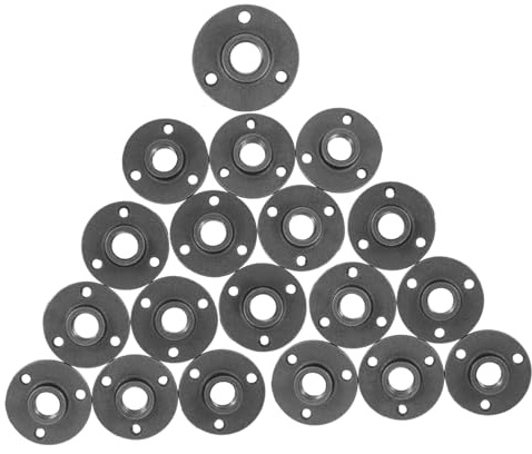 Angoily 20pezzi Flangia in Ferro Per Pavimento Raccordo Industriale Flange Per Decorazioni Da Te